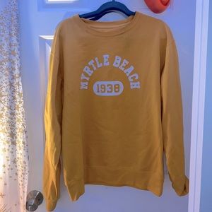 Crew neck sweat shirt